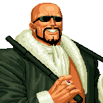 Retrato Mr. Big The King of Fighters '96