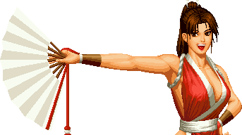 Retrato victoria Mai Shiranui KOF '96