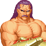 Retrato Wolfgang Krauser The King of Fighters '96