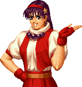 Retrato victoria Athena Asamiya KOF '97