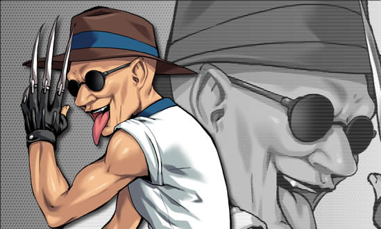 Retrato completo Choi Bounge KOF Neowave