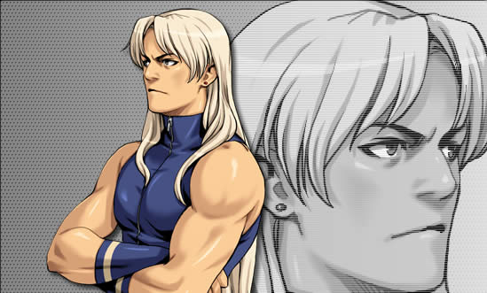 Retrato completo Jhun Hoon KOF Neowave