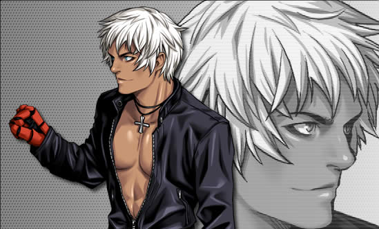 Retrato completo K' KOF Neowave