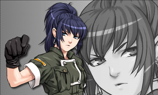 Retrato completo Leona Heidern KOF Neowave