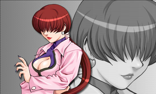 Retrato completo Shermie KOF Neowave