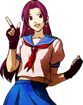 Retrato victoria Athena Asamiya KOF XI