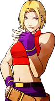 Retrato victoria Blue Mary KOF XI
