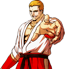 Retrato victoria Geese Howard KOF XI