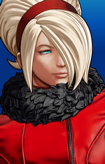 Retrato Ash Crimson The King of Fighters XV