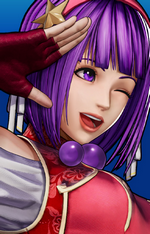 Retrato Athena Asamiya The King of Fighters XV