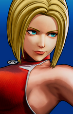 Retrato Blue Mary The King of Fighters XV