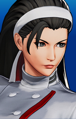 Retrato Chizuru Kagura The King of Fighters XV