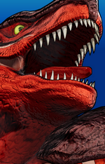 Retrato King of Dinosaurs The King of Fighters XV