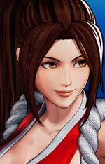 Retrato Mai Shiranui The King of Fighters XV