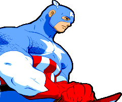 Retrato Hyper Combo Captain America