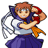 Retrato Sakura Marvel Super Heroes Vs. Street Fighter