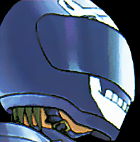 Retrato Akira (con casco) Rival Schools