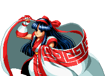 Retrato victoria Nakoruru Samurai Shodown