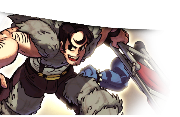 Artwork selección personajes Beowulf Skullgirls