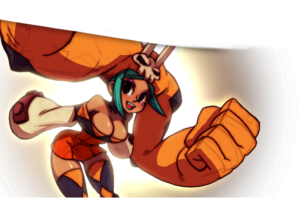 Artwork selección personajes Cerebella Skullgirls