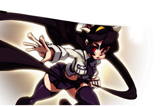 Artwork selección personajes Filia Skullgirls