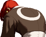 Retrato Orochi Iori SNK VS. CAPCOM Chaos