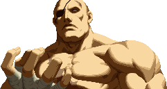 Retrato Sagat SNK VS. CAPCOM Chaos