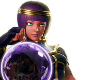 Retrato Menat Street Fighter V: Champion Edition