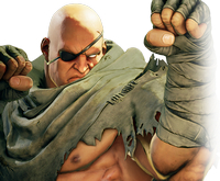 Retrato Sagat Street Fighter V: Champion Edition