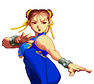 Retrato Chun-Li Alpha X-Men Vs. Street Fighter