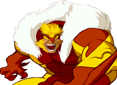 Retrato Sabretooth X-Men Vs. Street Fighter