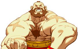 Retrato Zangief X-Men Vs. Street Fighter