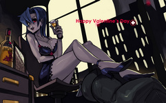Imagen Promocional San Valentín Valentine Skullgirls