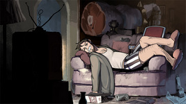 Pantallazo modo historia Beowulf Skullgirls