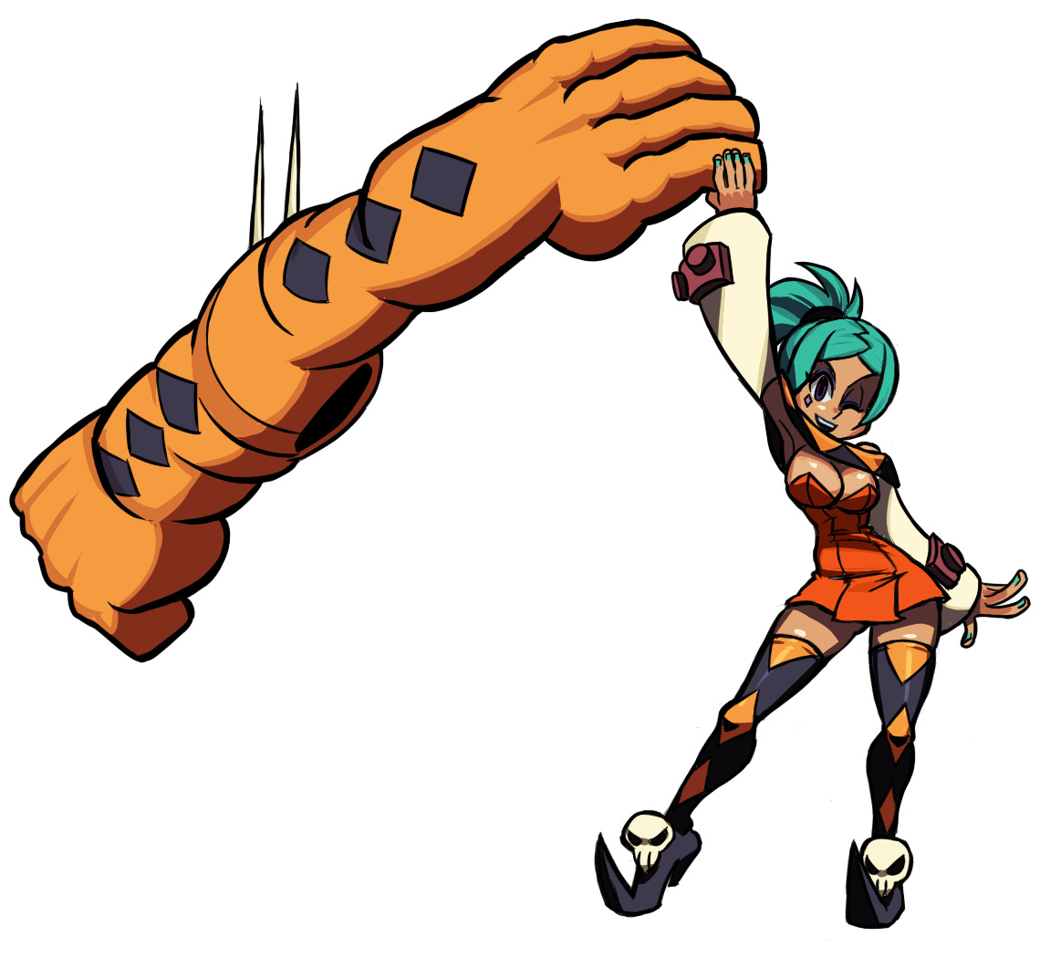Церебелла skullgirls арт