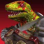 Retrato Lizardman Soul Calibur 2