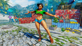 Traje alternativo modo historia Laura Street Fighter V