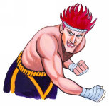 Retrato Adon Street Fighter