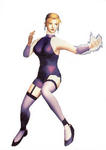 Nina Williams atacando Tekken 2