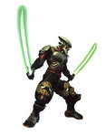 Yoshimitsu con dos espadas Tekken 3