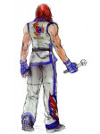 Ilustración Hwoarang Tekken 4