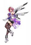 Ilustración Alisa Boskonovitch Tekken Hybrid