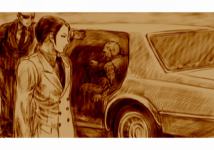 Ilustración Hazama The Rumble Fish